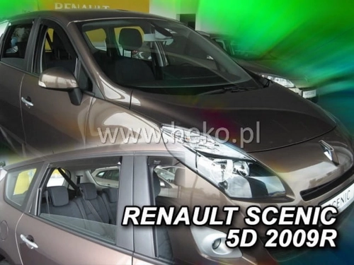 Дефлектори вікон Renault Scenic III / Grand (09-16) - Heko (вставні) 4