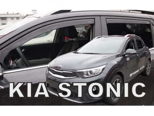 Дефлекторы окон Kia Stonic (17-) - Heko (вставные) 4