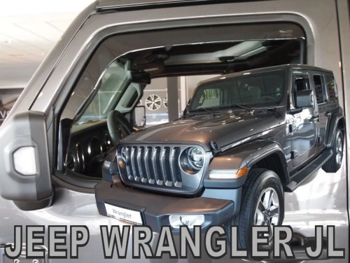 Дефлектори вікон Jeep Wrangler JL (18-) 5D - Heko (вставні) 3