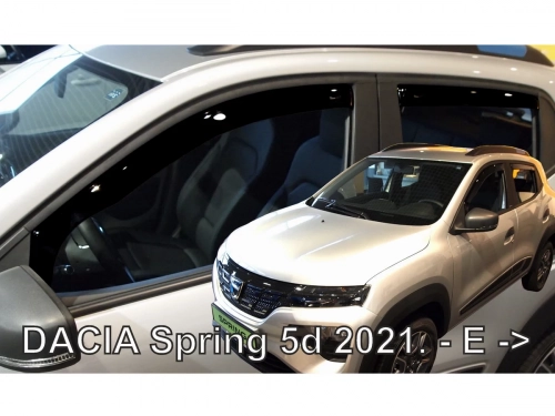 Дефлектори вікон Dacia Spring (21-) - Heko (вставні) 4