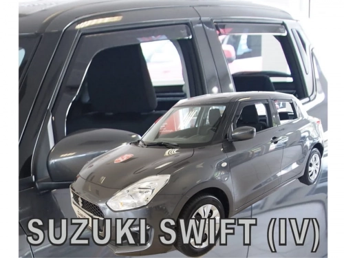 Дефлектори вікон Suzuki Swift VI (A2L; 17-24) 5D - Heko (вставні) 4