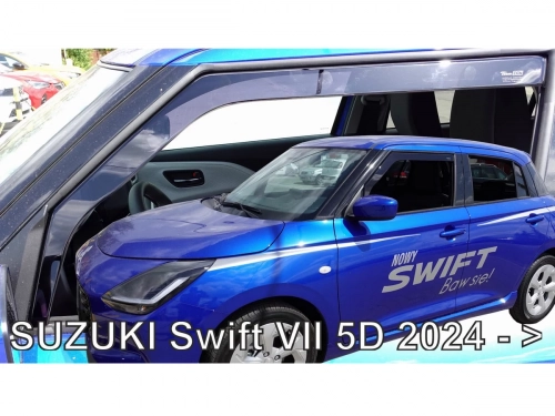 Дефлектори вікон Suzuki Swift VII (AOL; 24-) 5D - Heko (вставні) / LSE 3