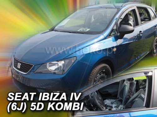 Дефлектори вікон Seat Ibiza IV (6J; 08-17) Універсал - Heko (вставні) 3