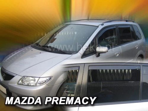 Дефлектори вікон Mazda Premacy I (CP; 99-04) - Heko (вставні) 4