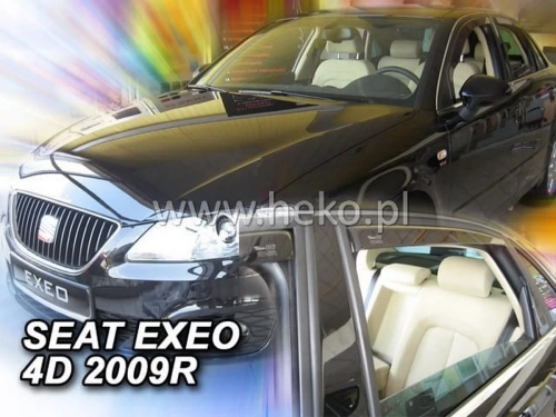 Дефлектори вікон Seat Exeo (08-13) Седан - Heko (вставні) 4