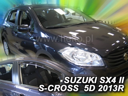 Дефлектори вікон Suzuki SX4 S-Cross II (13-21) - Heko (вставні) 3