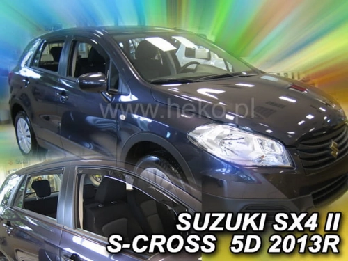 Дефлектори вікон Suzuki SX4 S-Cross II (13-21) - Heko (вставні) 4