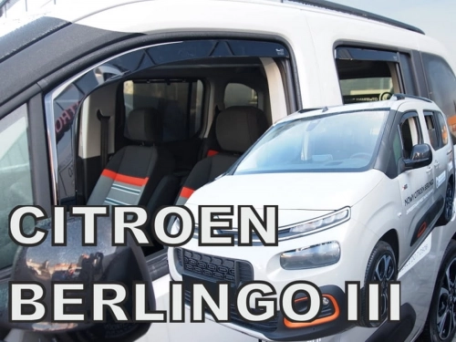 Дефлектори вікон Citroen Berlingo III (19-) - Heko (вставні, 4 шт) 4