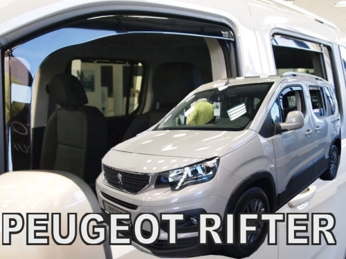 Дефлекторы окон Peugeot Rifter (18-) - Heko (вставные, 4 шт) 4