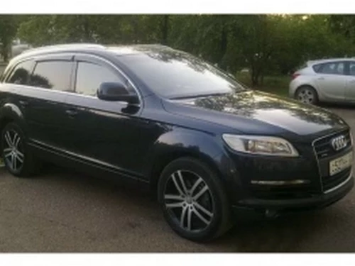 Дефлектори вікон Audi Q7 I (4L; 05-15) - Hic (накладні) 4