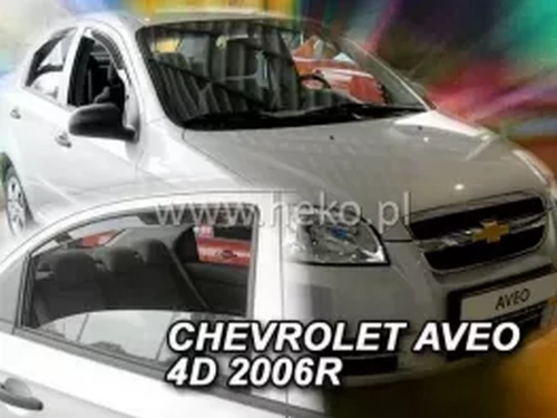 Дефлекторы окон Chevrolet Aveo T250 (06-11) Sedan - Heko (вставные) 4