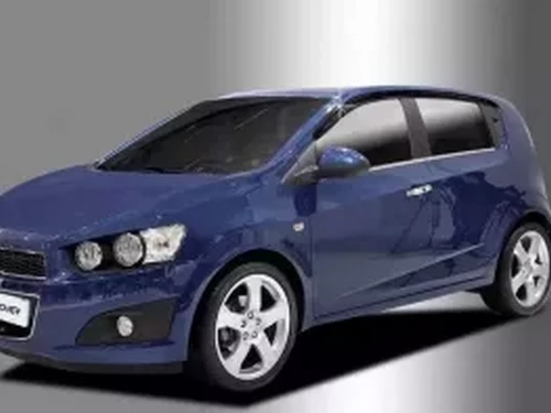 Дефлекторы окон Chevrolet Aveo T300 (11-20) Hatchback - Hic (накладные) 4