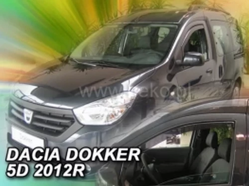 Дефлектори вікон Dacia Dokker (12-21) - Heko (вставні) 4