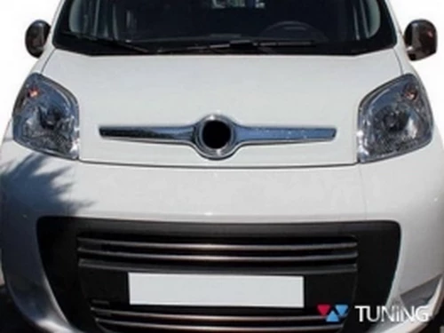 Хром накладка на капот Fiat Fiorino / Qubo (08-) 4