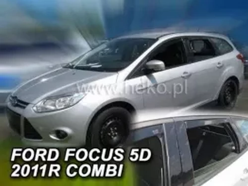 Дефлекторы окон Ford Focus III (C346; 11-18) Universal - Heko (вставные) 3