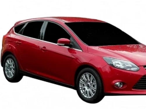 Хром нижні молдинги вікон Ford Focus III (C346; 11-18) Хетчбек 4