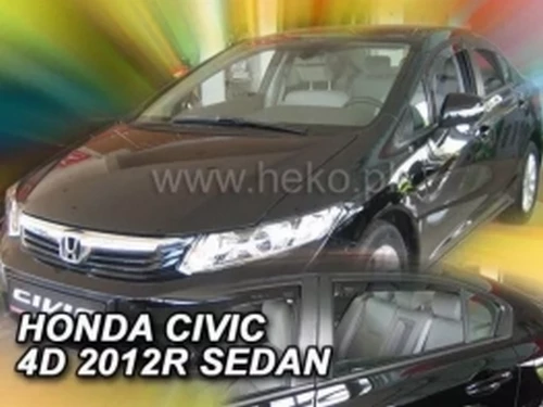 Дефлекторы окон Honda Civic 9 (12-15) Sedan - Heko (вставные) 4