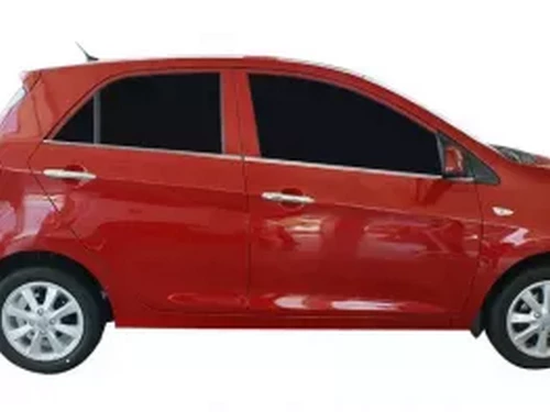 Хром нижні молдинги вікон Kia Picanto II (TA; 11-17) 5D 4