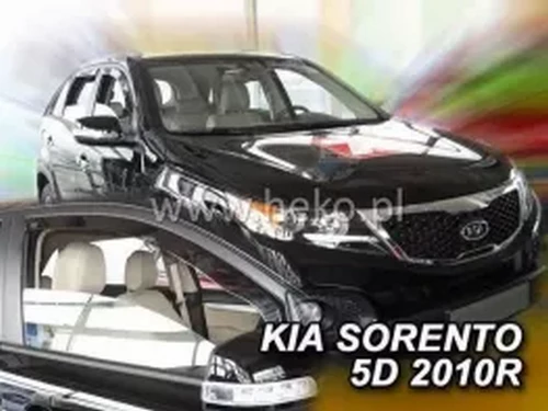 Дефлектори вікон Kia Sorento II (XM; 09-16) - Heko (вставні) 3