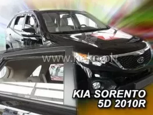 Дефлектори вікон Kia Sorento II (XM; 09-16) - Heko (вставні) 4