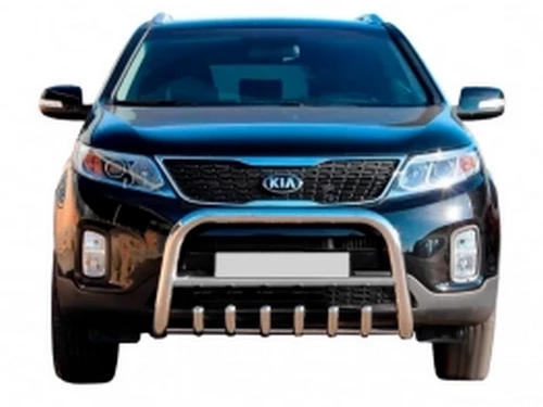 Кенгурятник Kia Sorento II (XM; 13-15) рестайлинг - с грилем 2