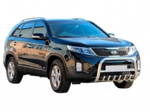 Кенгурятник Kia Sorento II (XM; 13-15) рестайлинг - с грилем 3