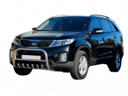 Кенгурятник Kia Sorento II (XM; 13-15) рестайлинг - с грилем 4