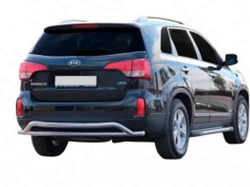 Захист задній Kia Sorento II (XM; 13-15) - труба подвійна 4