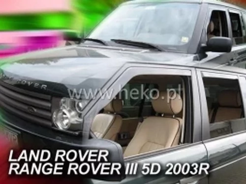 Дефлектори вікон LR Range Rover III (L322; 02-12) - Heko (вставні) 4