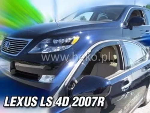 Дефлектори вікон Lexus LS III (07-17) - Heko (вставні) 4