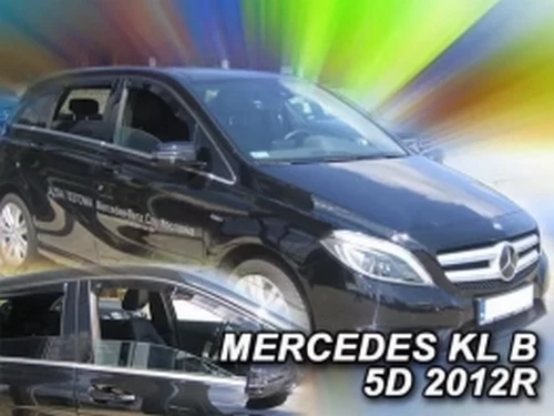 Дефлекторы окон Mercedes B W246 (12-18) - Heko (вставные) 3