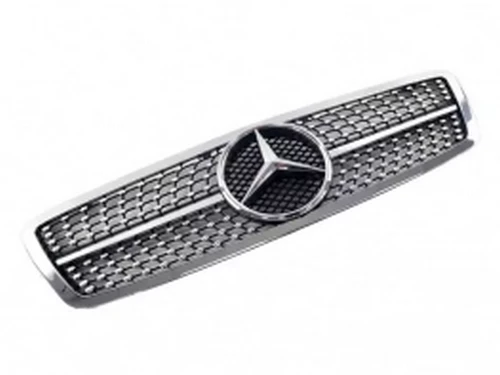 ﻿Решітка Mercedes C W203 (00-07) - Diamond Chrome 2