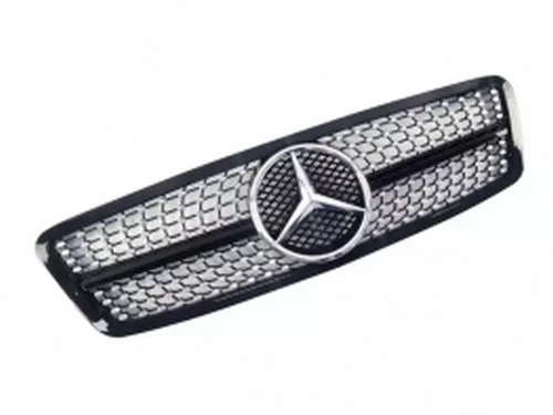 Решітка Mercedes C W203 (00-07) - Diamond Black 1