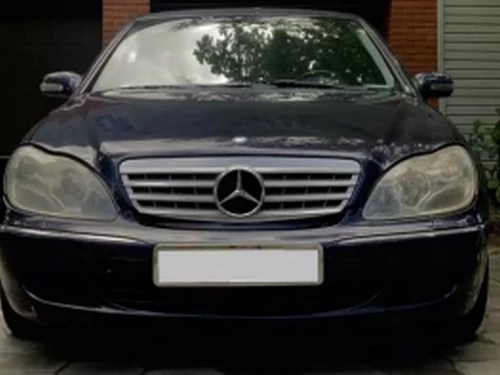 Решітка Mercedes S W220 (95-02) - CL (срібна) 4