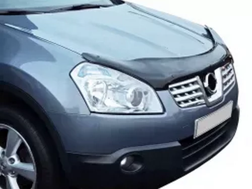 Дефлектор капота Nissan Qashqai I (J10; 07-09) - Cappafe 4