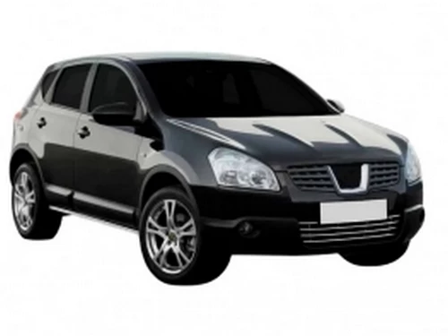 Хром решітка в бампер Nissan Qashqai I (J10; 07-09) 4