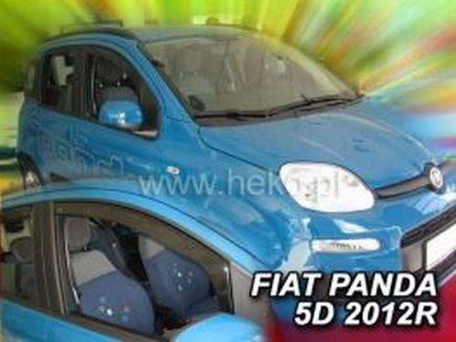 Дефлекторы окон Fiat Panda III (12-) 5D - Heko (вставные) 3