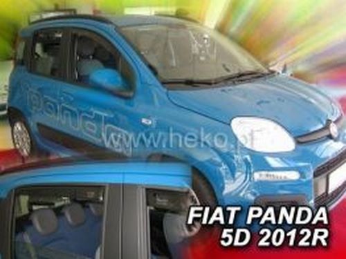 Дефлекторы окон Fiat Panda III (12-) 5D - Heko (вставные) 4