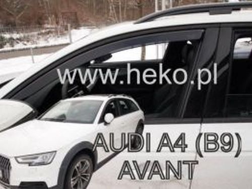 Дефлектори вікон Audi A4 B9 (16-23) Avant / Allroad - Heko (вставні) 4