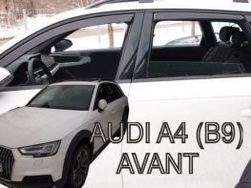 Дефлектори вікон Audi A4 B9 (16-23) Avant / Allroad - Heko (вставні) 3