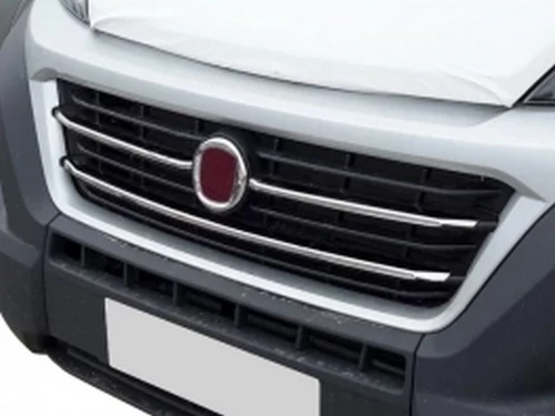 Хром накладки на решётку Fiat Ducato (14-22) рестайлинг 4