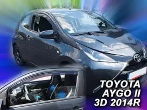 Дефлектори вікон Toyota Aygo II (14-21) 3D - Heko (вставні) 4