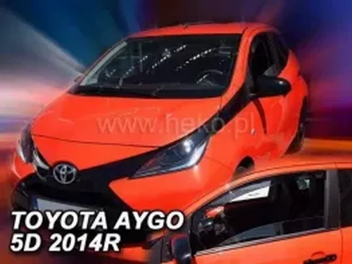 Дефлектори вікон Toyota Aygo II (14-21) 5D - Heko (вставні) 4