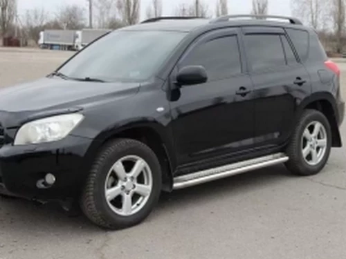 Пороги боковые Toyota Rav4 III (06-12) - Premium серия 3