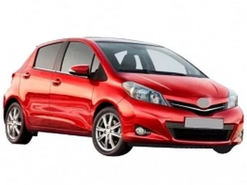 Хром нижні молдинги вікон Toyota Yaris III (XP130; 11-20) 5D 4