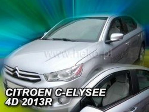 Дефлекторы окон Citroen C-Elysee (12-) 4D - Heko (вставные) 3