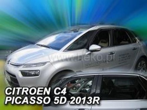 Дефлектори вікон Citroen C4 Picasso II (13-22) - Heko (вставні) 4