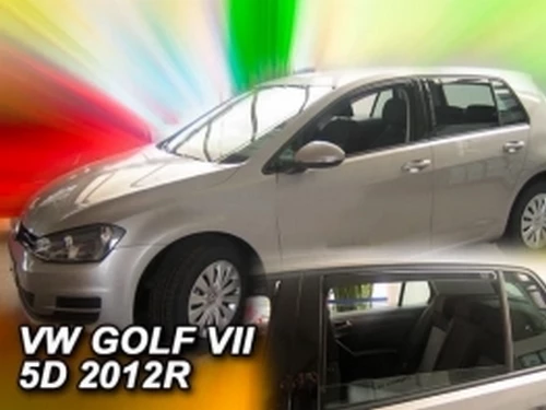 Дефлектори вікон VW Golf VII (12-20) 5D Htb - Heko (вставні) 4