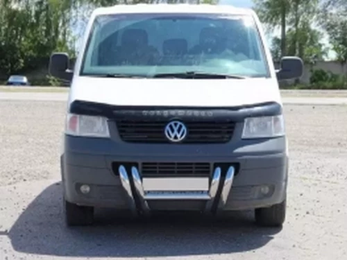 Ноздри - кенгурятник VW T5 Transporter (03-10) 3