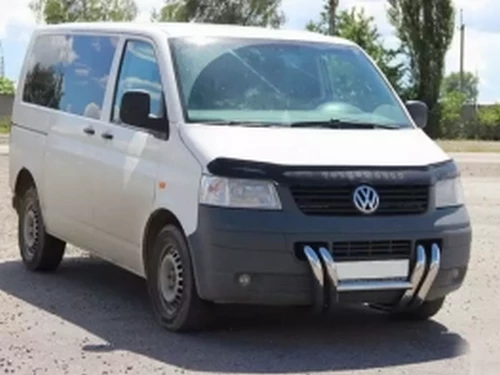 Ноздри - кенгурятник VW T5 Transporter (03-10) 4